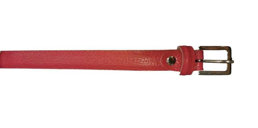 Cintura in pelle Donna Pelletteria Allegrini Filippo 2074/20 fuxia - Pelletteria Allegrini