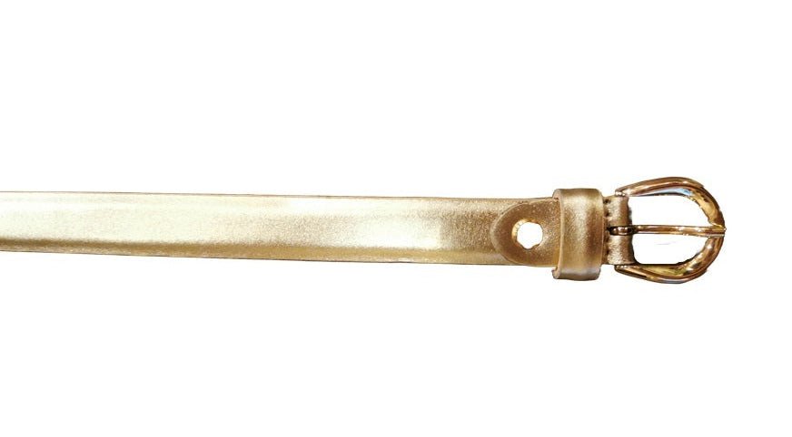 Cintura in pelle Donna Pelletteria Allegrini Filippo 2074/20 oro - Pelletteria Allegrini