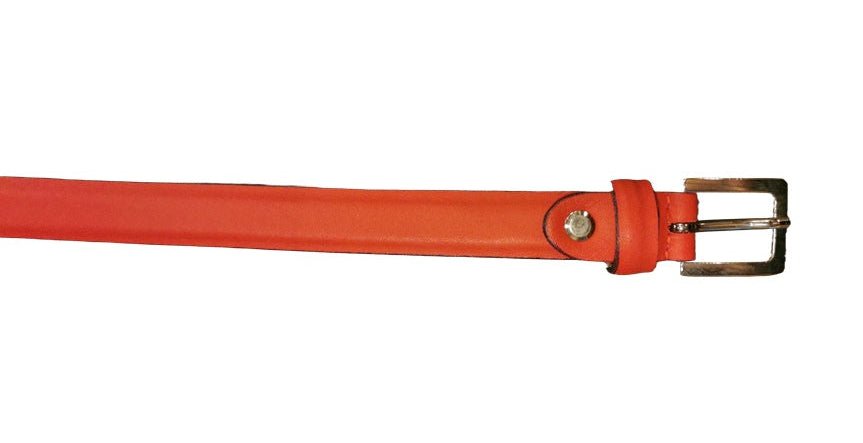 Cintura in pelle Donna Pelletteria Allegrini Filippo 2074/20 rosso - Pelletteria Allegrini