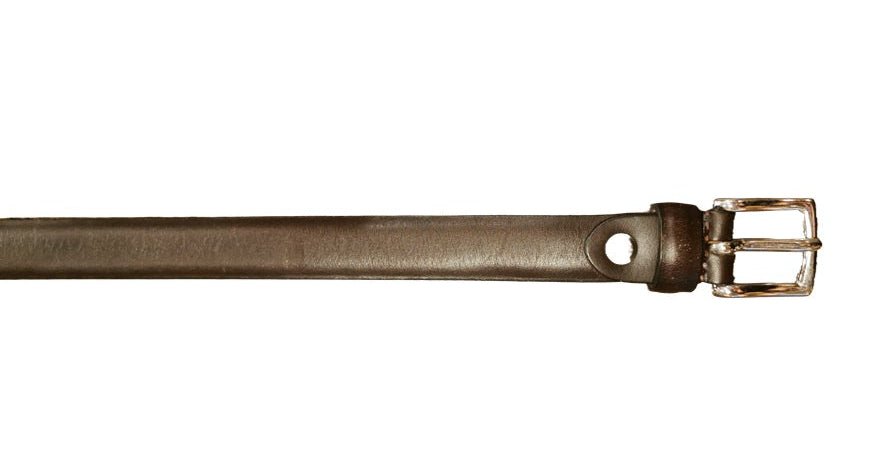 Cintura in pelle Donna Pelletteria Allegrini Filippo 2074/20 testa di moro - Pelletteria Allegrini