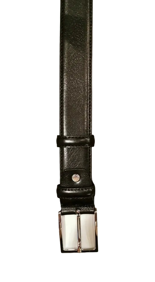 Cintura in pelle Pelletteria Allegrini Filippo 103/35 nero - Pelletteria Allegrini