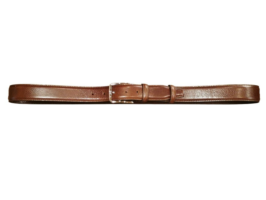 Cintura in pelle Pelletteria Allegrini Filippo 103/35 testa di moro - Pelletteria Allegrini