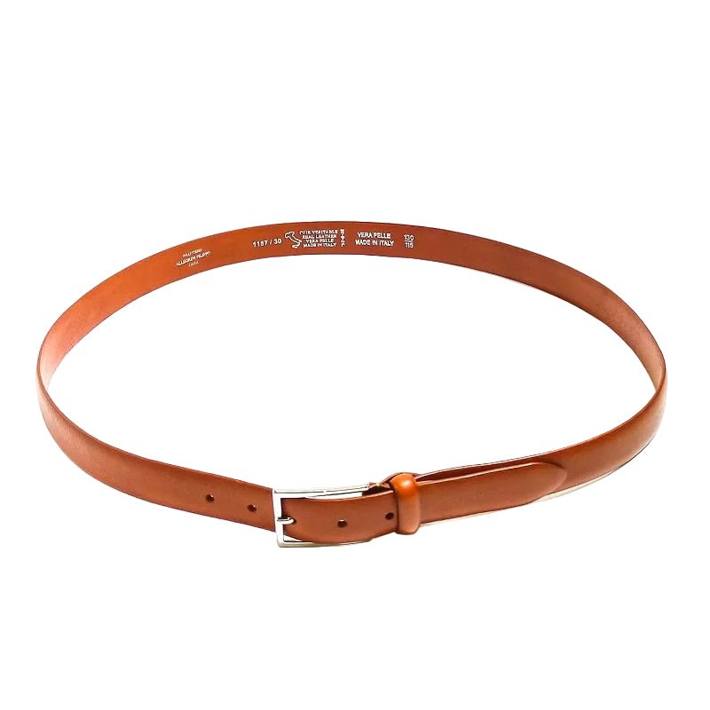 Cintura in pelle Pelletteria Allegrini Filippo 1157/30 marrone - Pelletteria Allegrini