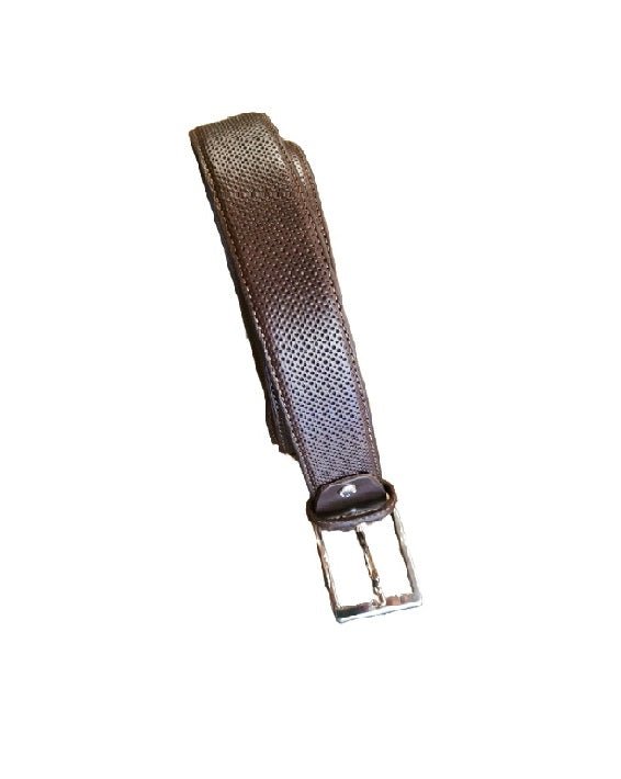 Cintura in pelle Pelletteria Allegrini Filippo 1309 testa di moro - Pelletteria Allegrini