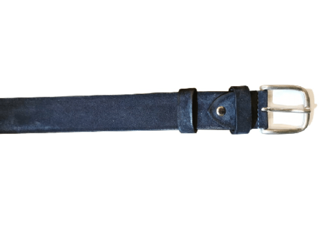Cintura in pelle Pelletteria Allegrini Filippo 1842/35 blu - Pelletteria Allegrini