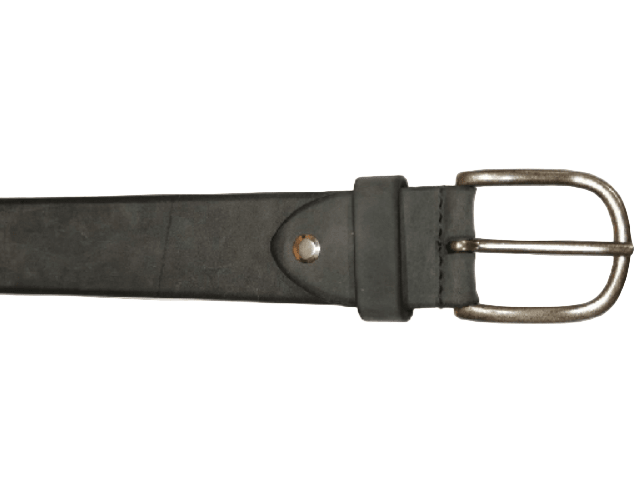 Cintura in pelle Pelletteria Allegrini Filippo 1916/35 Blu - Pelletteria Allegrini