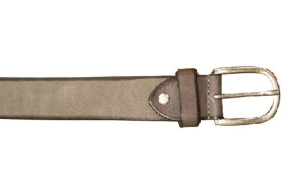 Cintura in pelle Pelletteria Allegrini Filippo 1916/35 Grigio - Pelletteria Allegrini