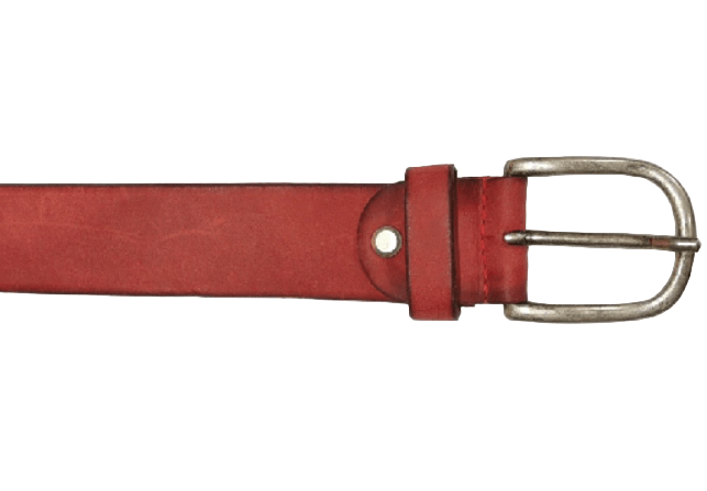 Cintura in pelle Pelletteria Allegrini Filippo 1916/35 Rosso - Pelletteria Allegrini