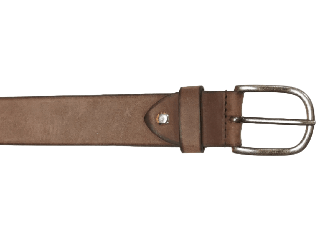 Cintura in pelle Pelletteria Allegrini Filippo 1916/35 Taupe - Pelletteria Allegrini