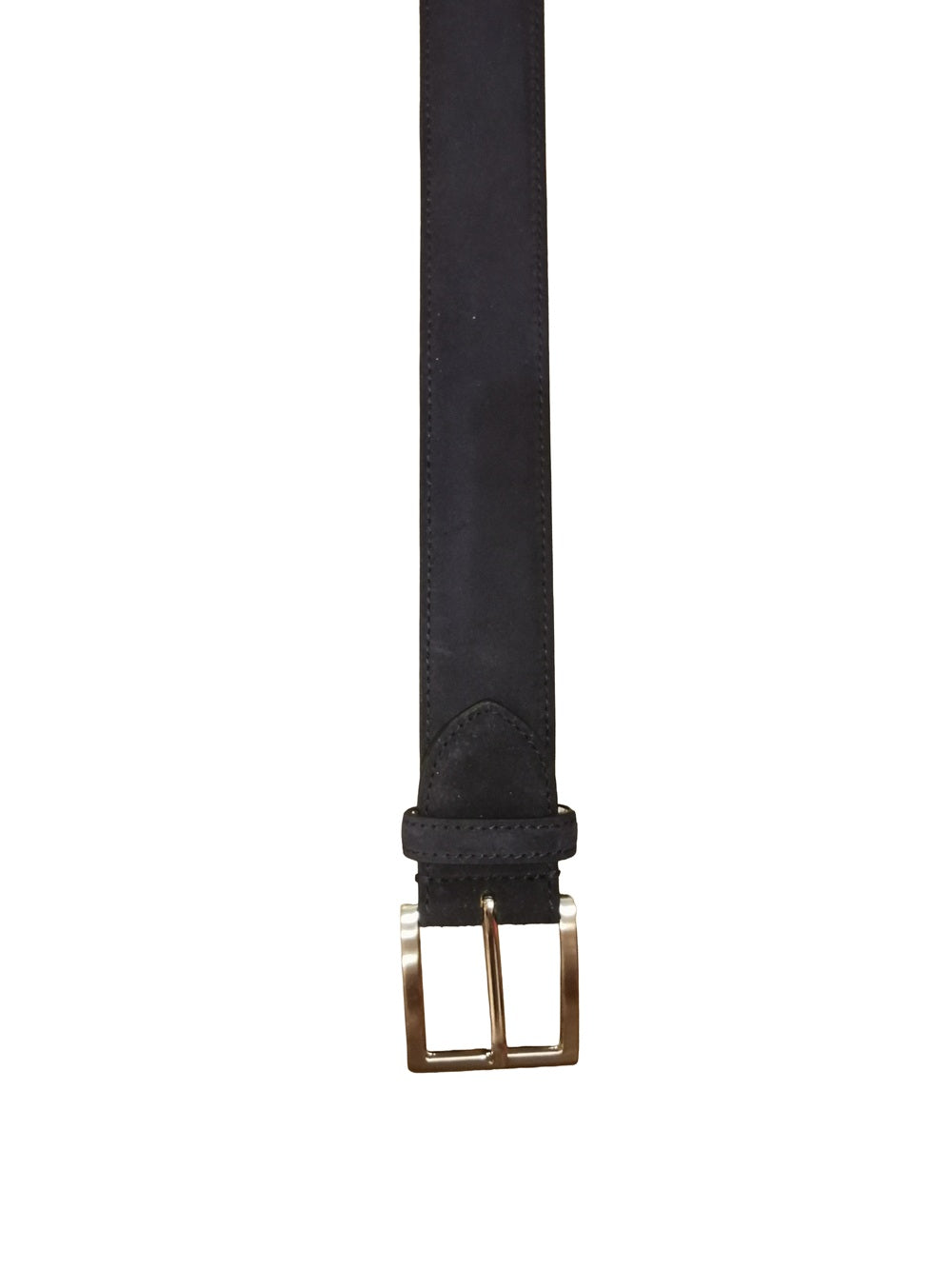Suede belt Pelletteria Allegrini Filippo 728 Dark blue