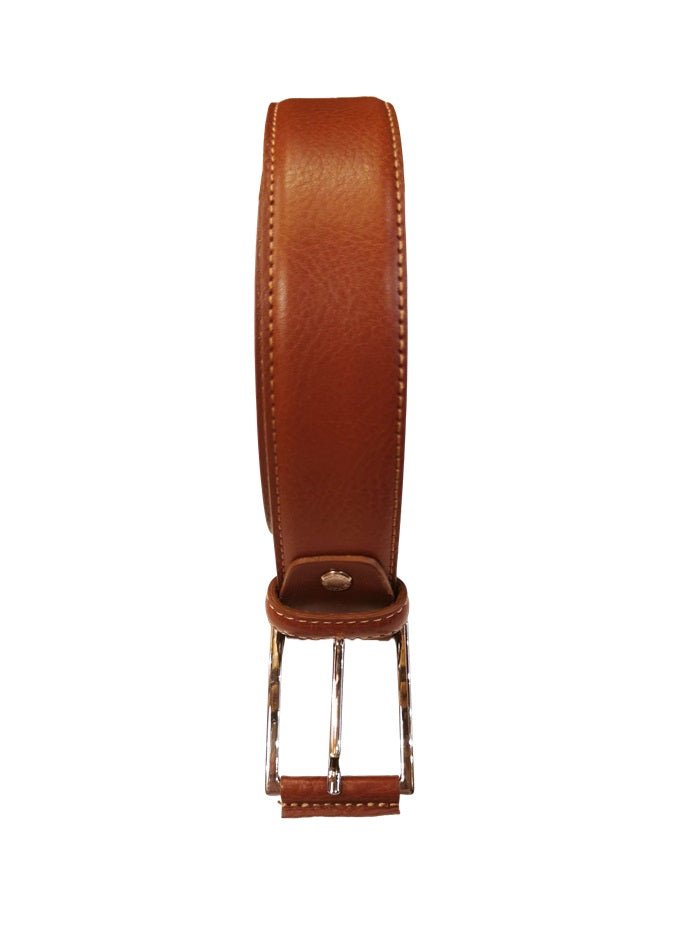 Cintura in pelle uomo Pelletteria Allegrini Filippo 215/35 marrone - Pelletteria Allegrini