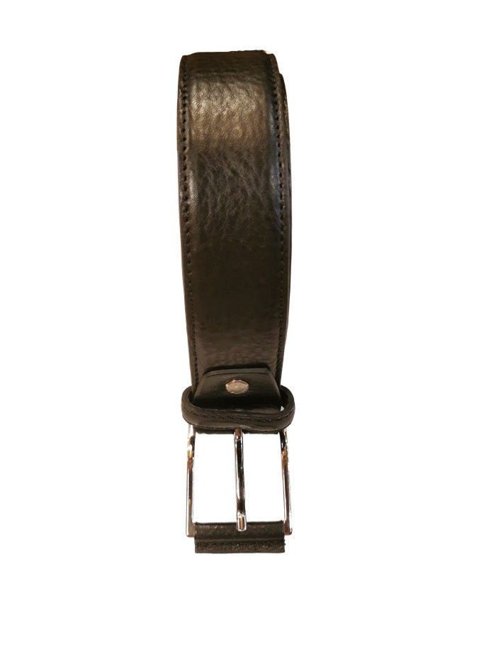 Cintura in pelle uomo Pelletteria Allegrini Filippo 215/35 nero - Pelletteria Allegrini