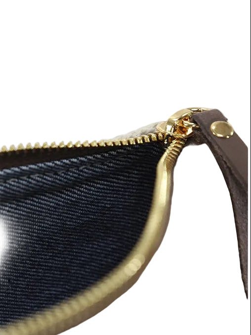 Clutch in tessuto Manikomio Blu - Pelletteria Allegrini