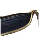Clutch in tessuto Manikomio Giallo - Pelletteria Allegrini