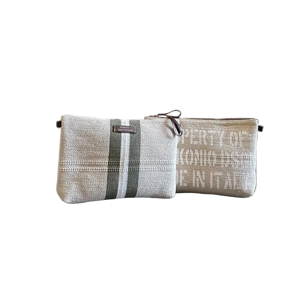Fabric Clutch Manikomio Military