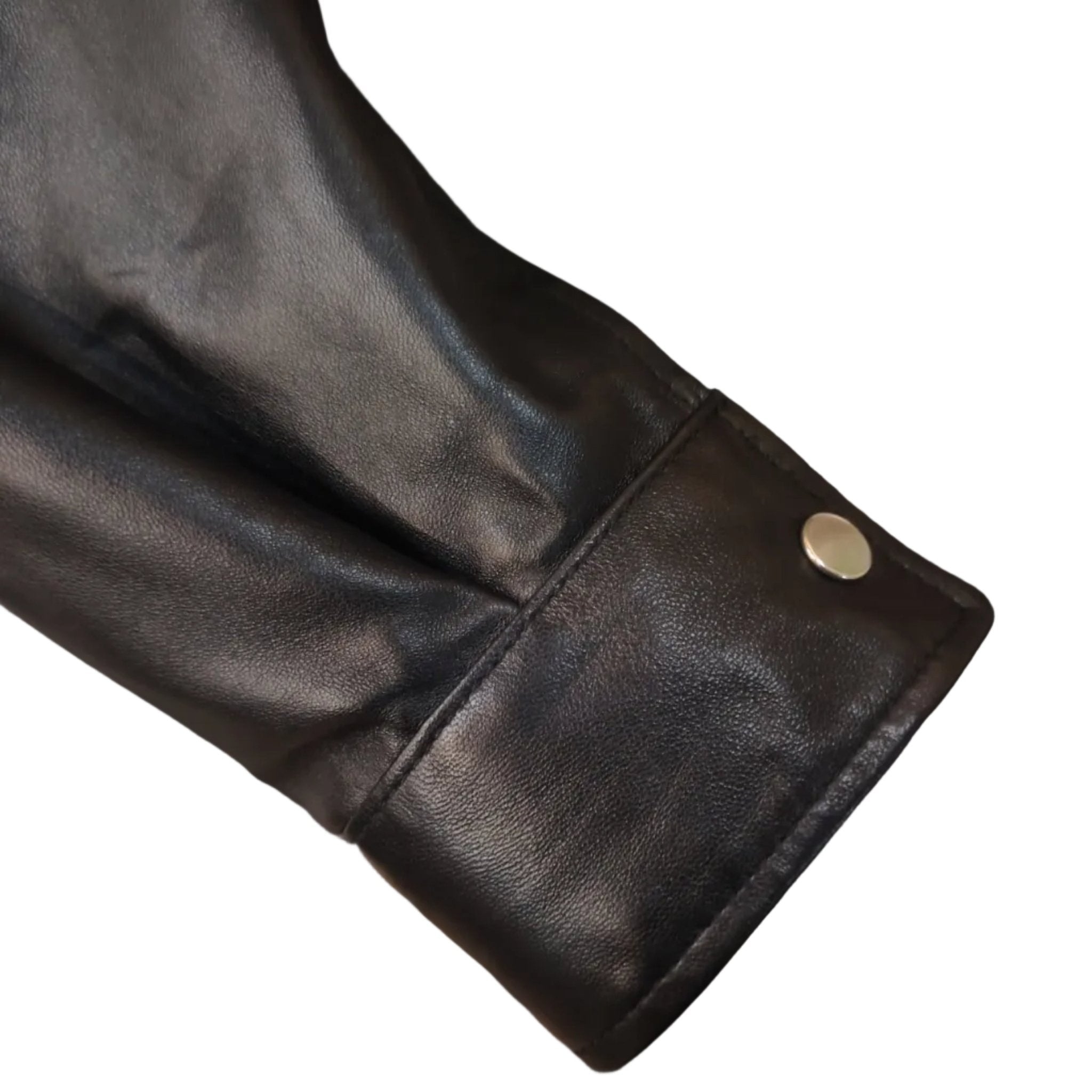 Giacca in pelle donna Pelletteria Allegrini Filippo NOA Jap Nero - Pelletteria Allegrini