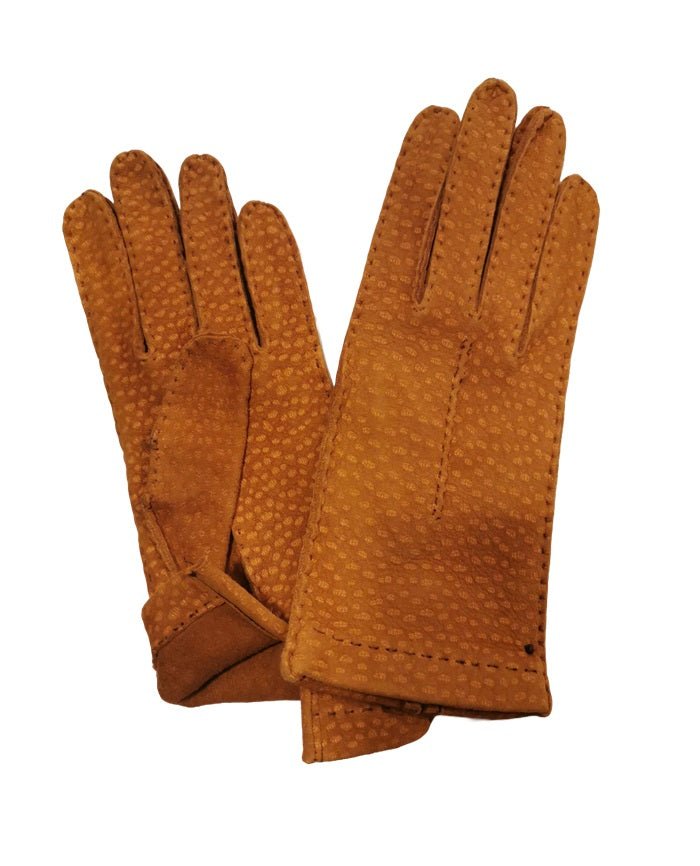 Guanto donna in pecary Pelletteria Allegrini Filippo G304SF Tabacco - Pelletteria Allegrini