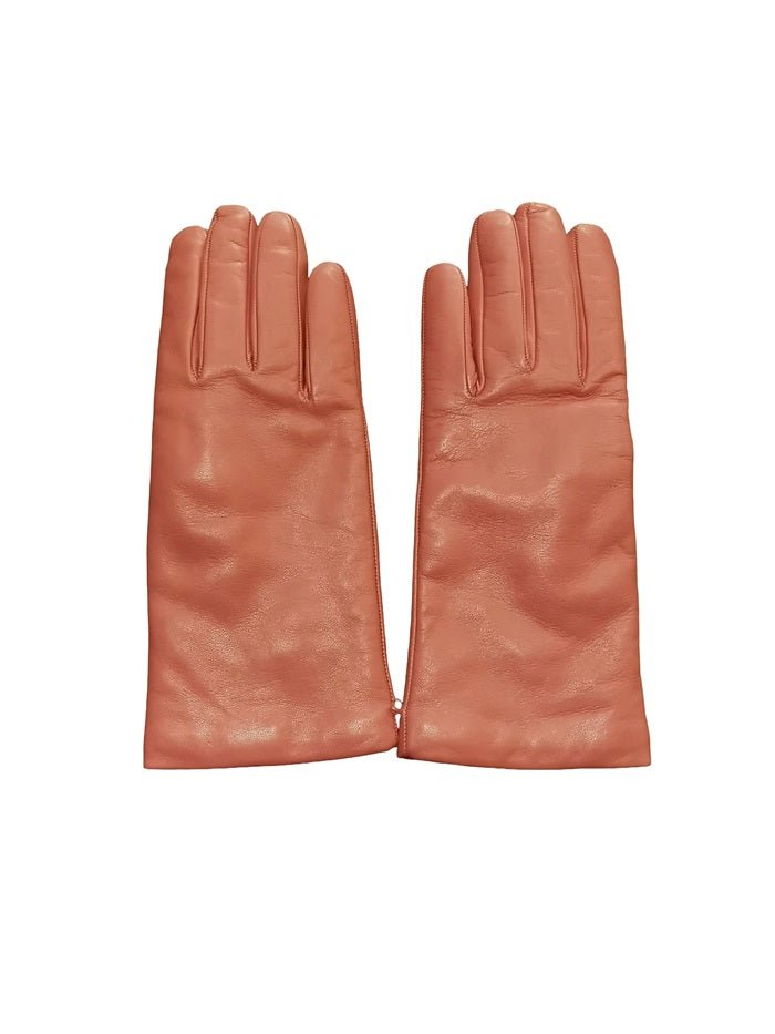 Guanto donna liscio in pelle Pelletteria Allegrini Filippo G303C rosa - Pelletteria Allegrini