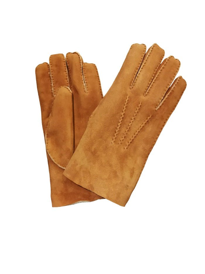 Guanto uomo in merinos Pelletteria Allegrini Filippo G208 nocciola - Pelletteria Allegrini