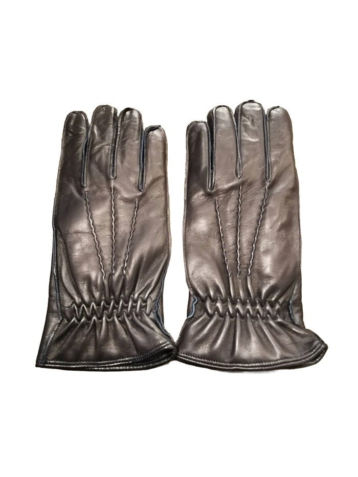 Guanto uomo in pelle Pelletteria Allegrini Filippo G1112 navy - Pelletteria Allegrini
