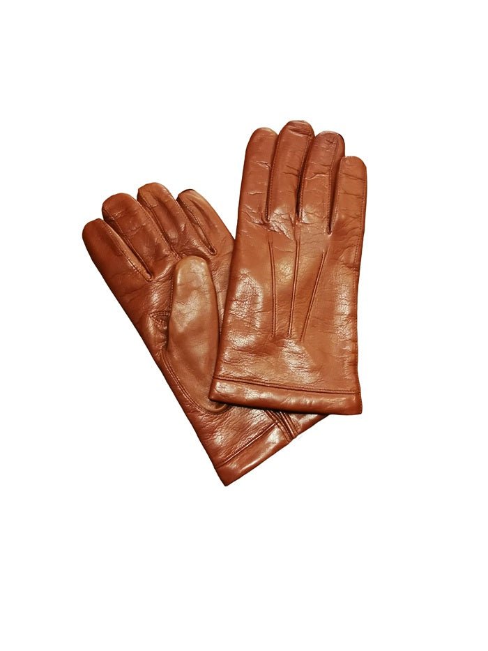 Guanto uomo in pelle Pelletteria Allegrini Filippo G200 cognac - Pelletteria Allegrini