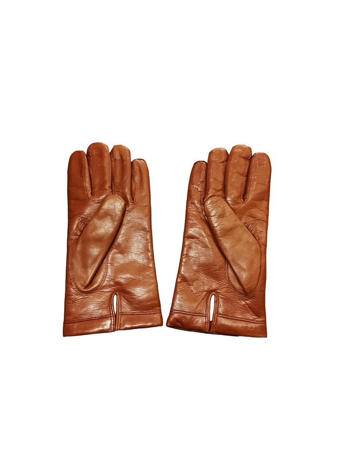 Guanto uomo in pelle Pelletteria Allegrini Filippo G200 cognac - Pelletteria Allegrini