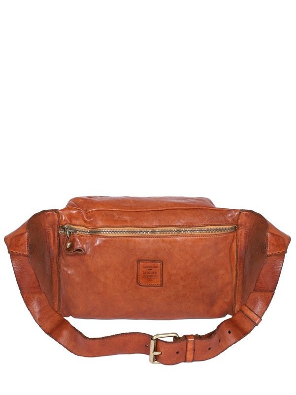 Marsupio a tracolla in pelle Campomaggi C014480ND X0001 cognac - Pelletteria Allegrini