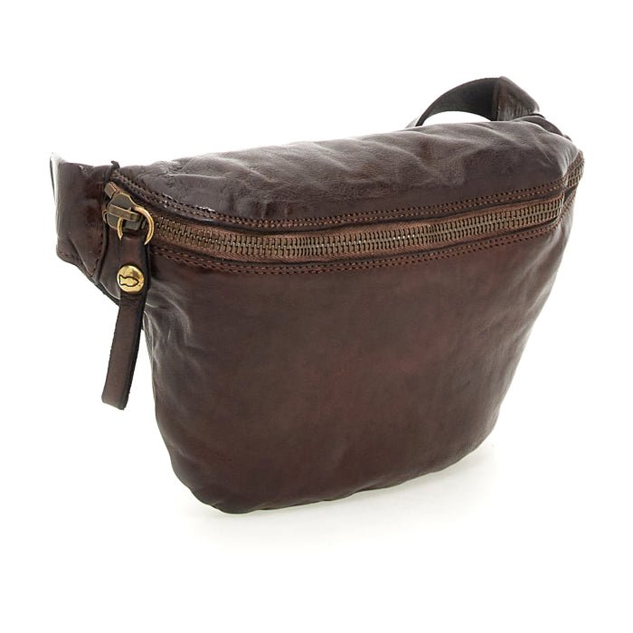 Marsupio in pelle Campomaggi C018420ND X0001 moro - Pelletteria Allegrini