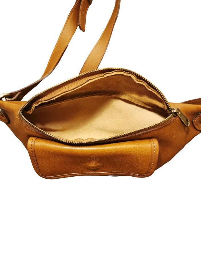 Marsupio in pelle I Medici 63/0830 Marrone - Pelletteria Allegrini