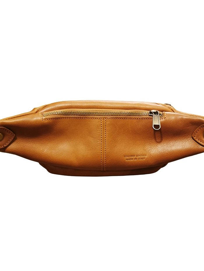 Marsupio in pelle I Medici 63/0830 Marrone - Pelletteria Allegrini