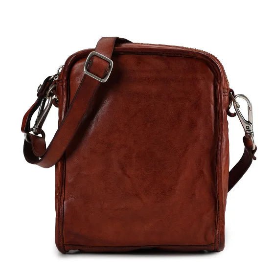 Mini borsa a tracolla Cipresso Campomaggi C044600ND X2298 cognac - Pelletteria Allegrini