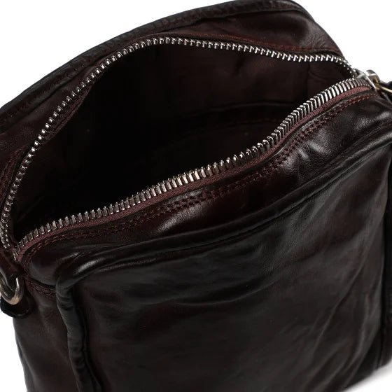 Mini borsa a tracolla Cipresso Campomaggi C044600ND X2298 moro - Pelletteria Allegrini