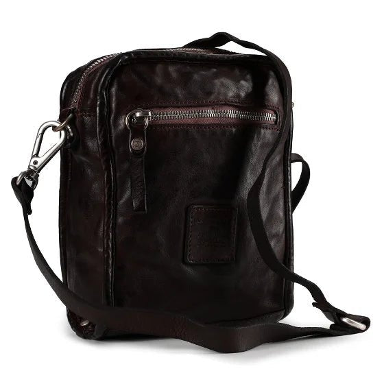 Mini borsa a tracolla Cipresso Campomaggi C044600ND X2298 moro - Pelletteria Allegrini
