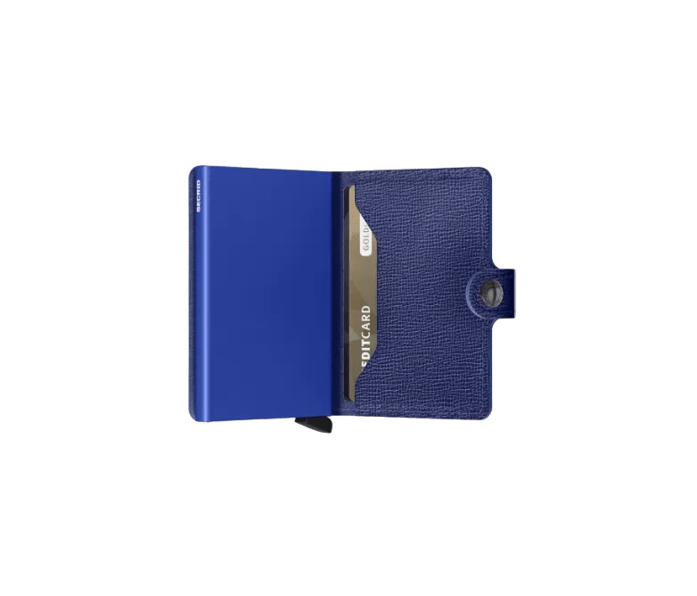 Miniwallet Crisple SECRID MC - cobalto - Pelletteria Allegrini