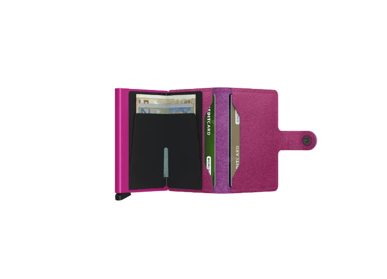 Miniwallet Crisple SECRID MC - fuxia - Pelletteria Allegrini