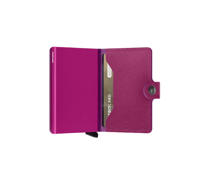 Miniwallet Crisple SECRID MC - fuxia - Pelletteria Allegrini