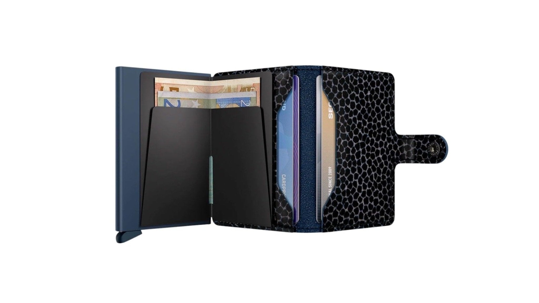 Miniwallet Giraffina SECRID MGI - blu - Pelletteria Allegrini