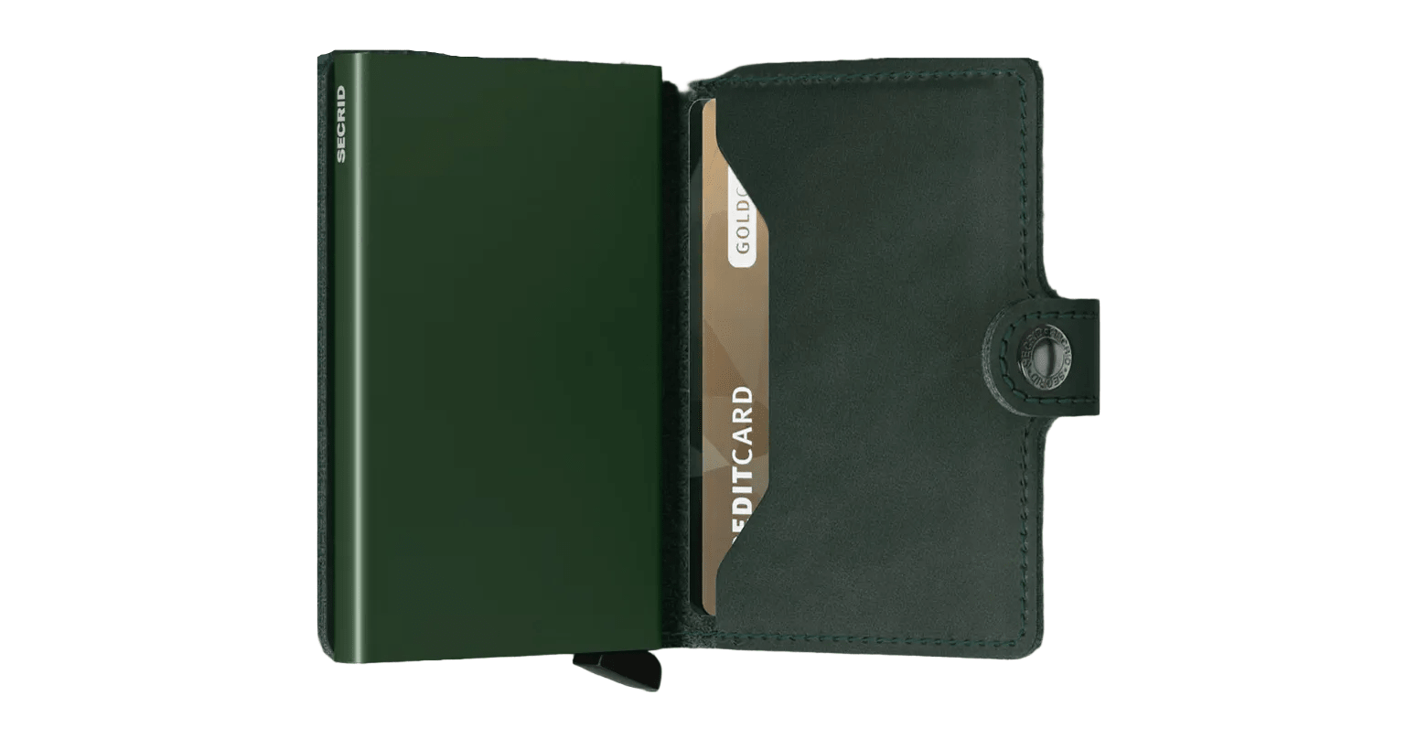 Miniwallet Original SECRID M - verde - Pelletteria Allegrini