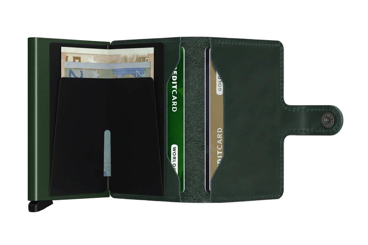 Miniwallet Original SECRID M - verde - Pelletteria Allegrini