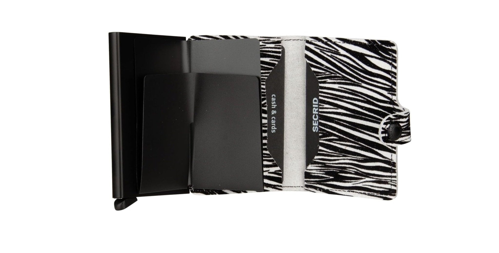 Miniwallet Zebra SECRID MZE - grigio chiaro - Pelletteria Allegrini