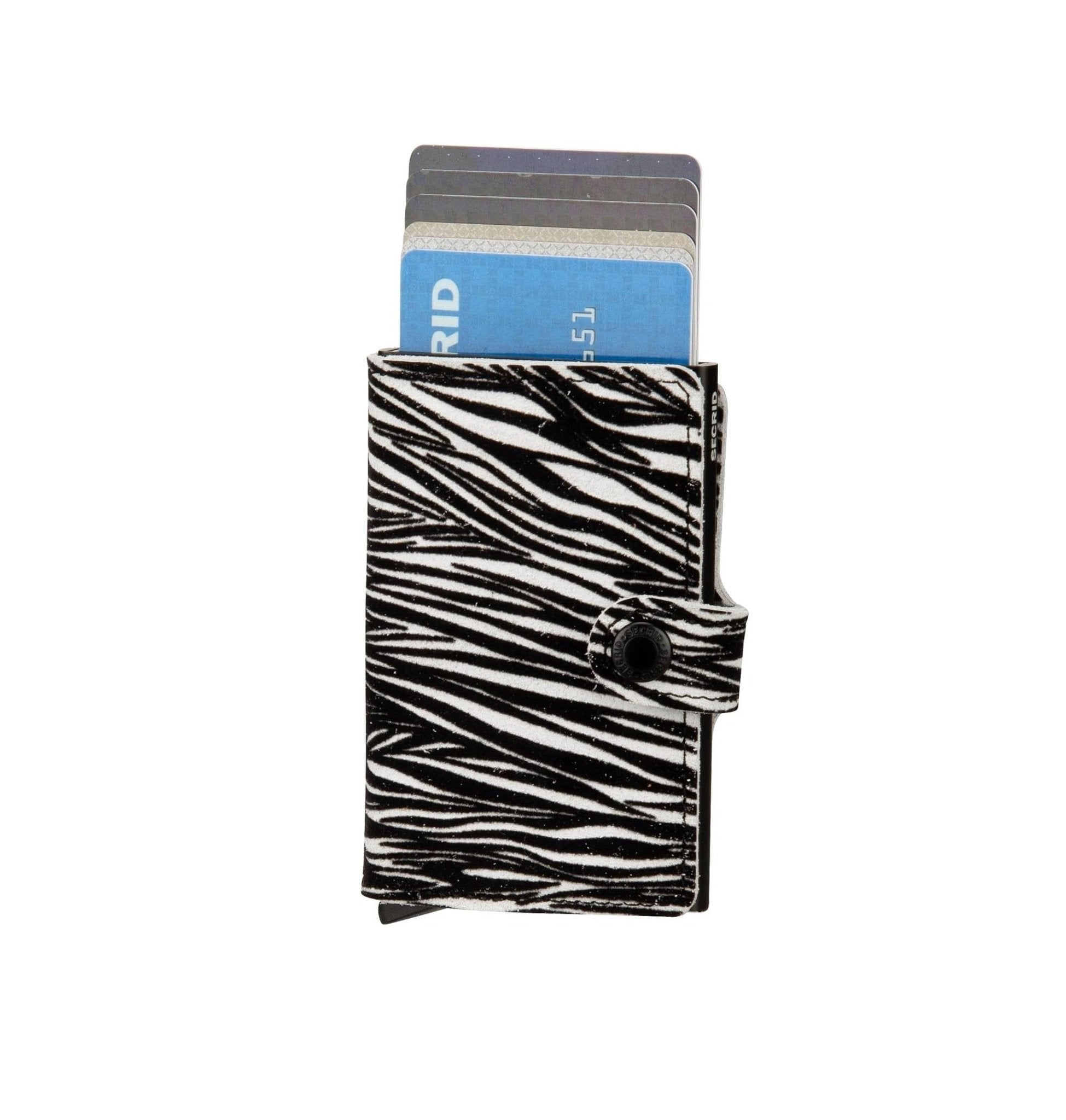 Miniwallet Zebra SECRID MZE - grigio chiaro - Pelletteria Allegrini