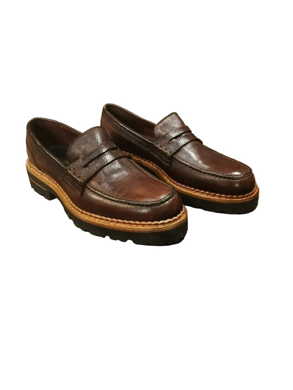 Mocassino con para alta da donna Pelletteria Allegrini Filippo LANA Sigaro - Pelletteria Allegrini
