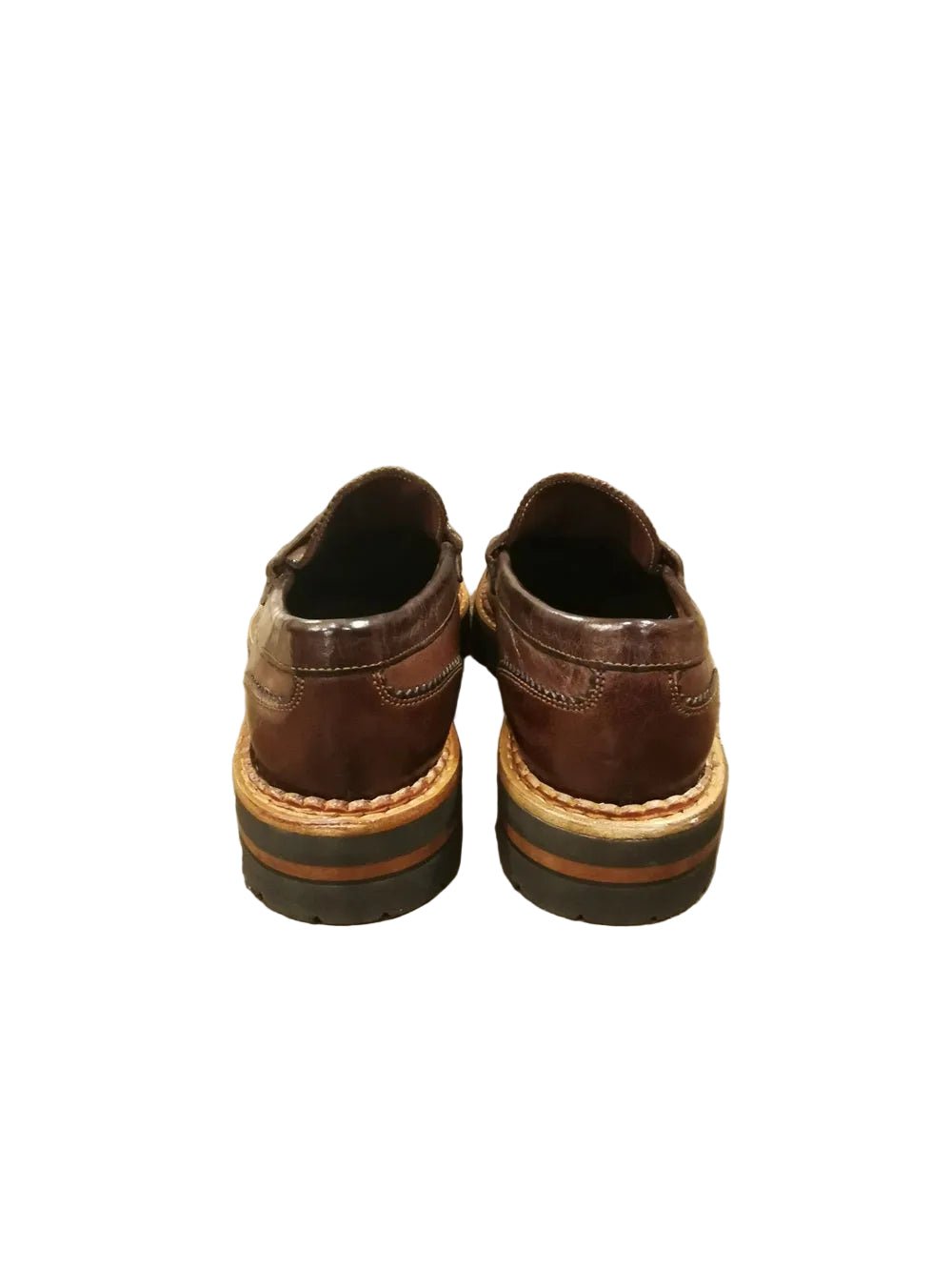 Mocassino con para alta da donna Pelletteria Allegrini Filippo LANA Sigaro - Pelletteria Allegrini