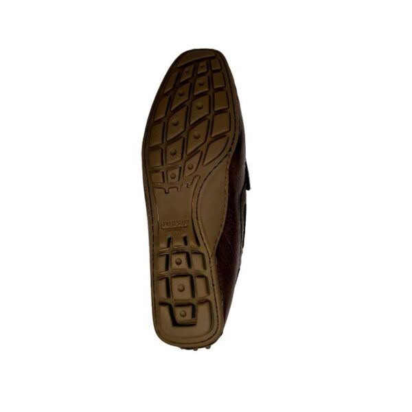 Mocassino uomo in pelle Pelletteria Allegrini Filippo 2515 Testa di moro - Pelletteria Allegrini