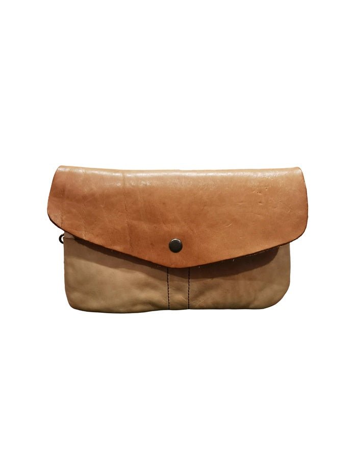 Pochette in pelle Pelletteria Allegrini Filippo 1244 Beige - Pelletteria Allegrini