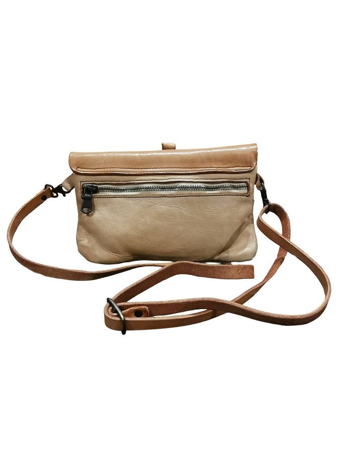 Pochette in pelle Pelletteria Allegrini Filippo 1244 Beige - Pelletteria Allegrini