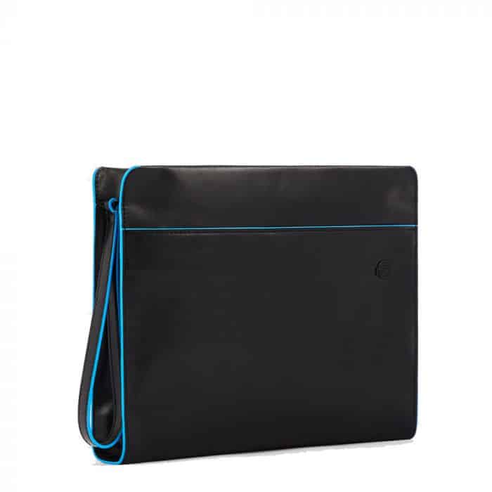 Pochette in pelle Piquadro AC5974B2VR Nero - Pelletteria Allegrini