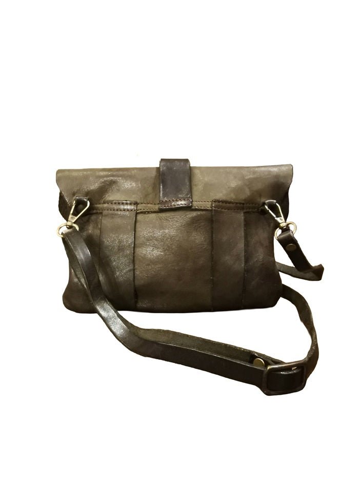 Pochette/marsupio in pelle Pelletteria Allegrini Filippo 1523 Verde militare - Pelletteria Allegrini