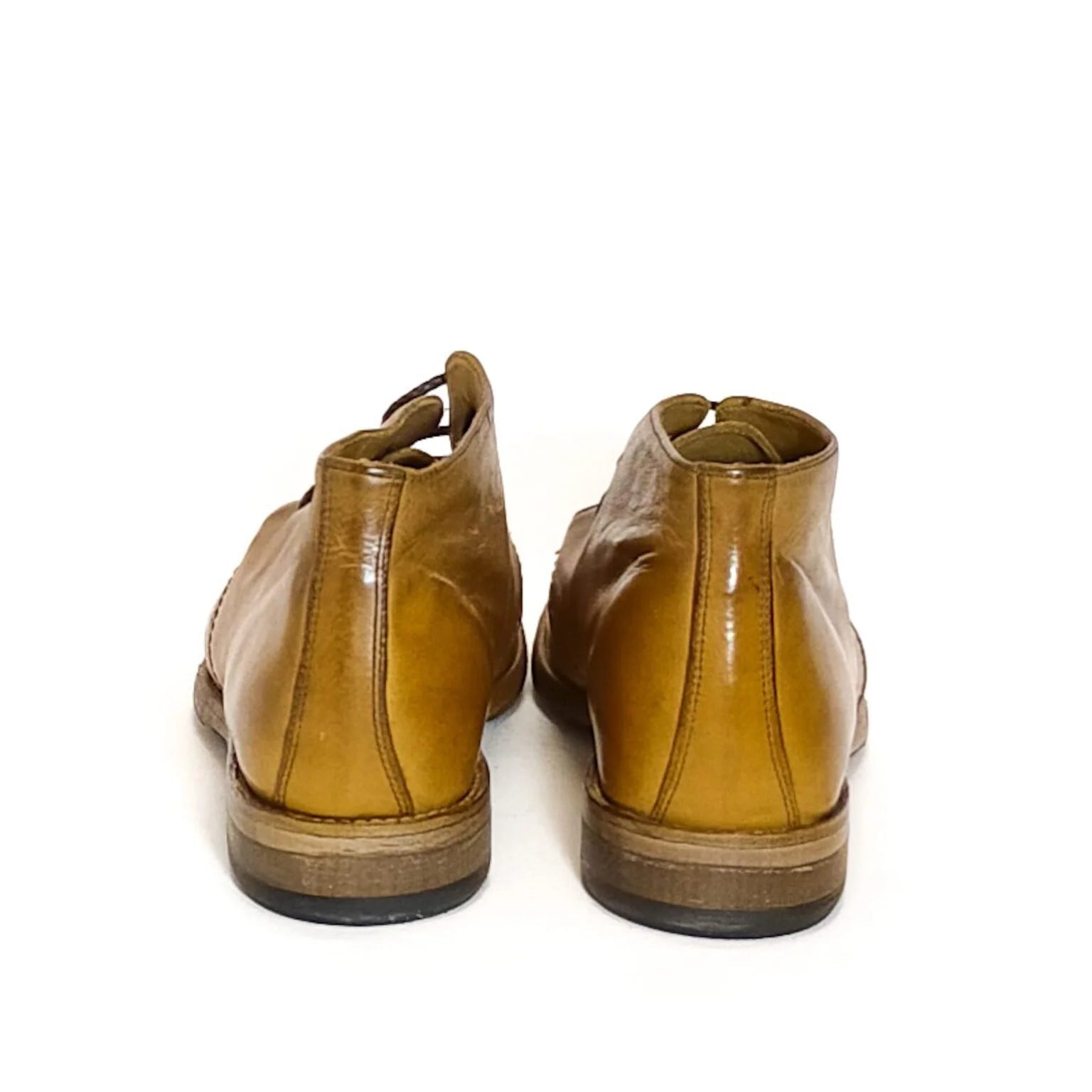 Polacchina donna in pelle Pelletteria Allegrini Filippo D264 Mogano - Pelletteria Allegrini