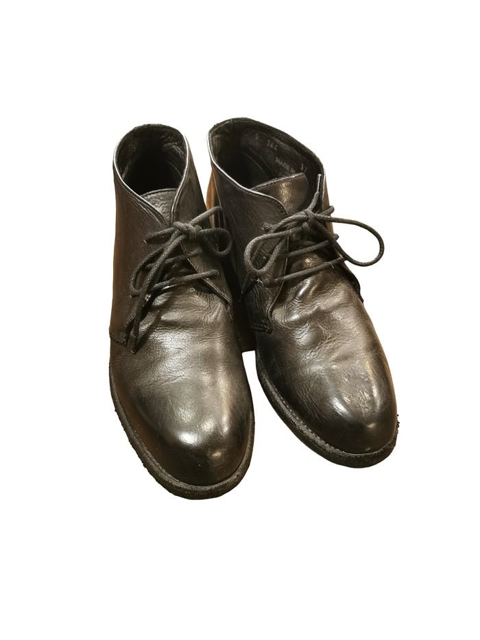 Polacchina donna in pelle Pelletteria Allegrini Filippo D264 Nero - Pelletteria Allegrini